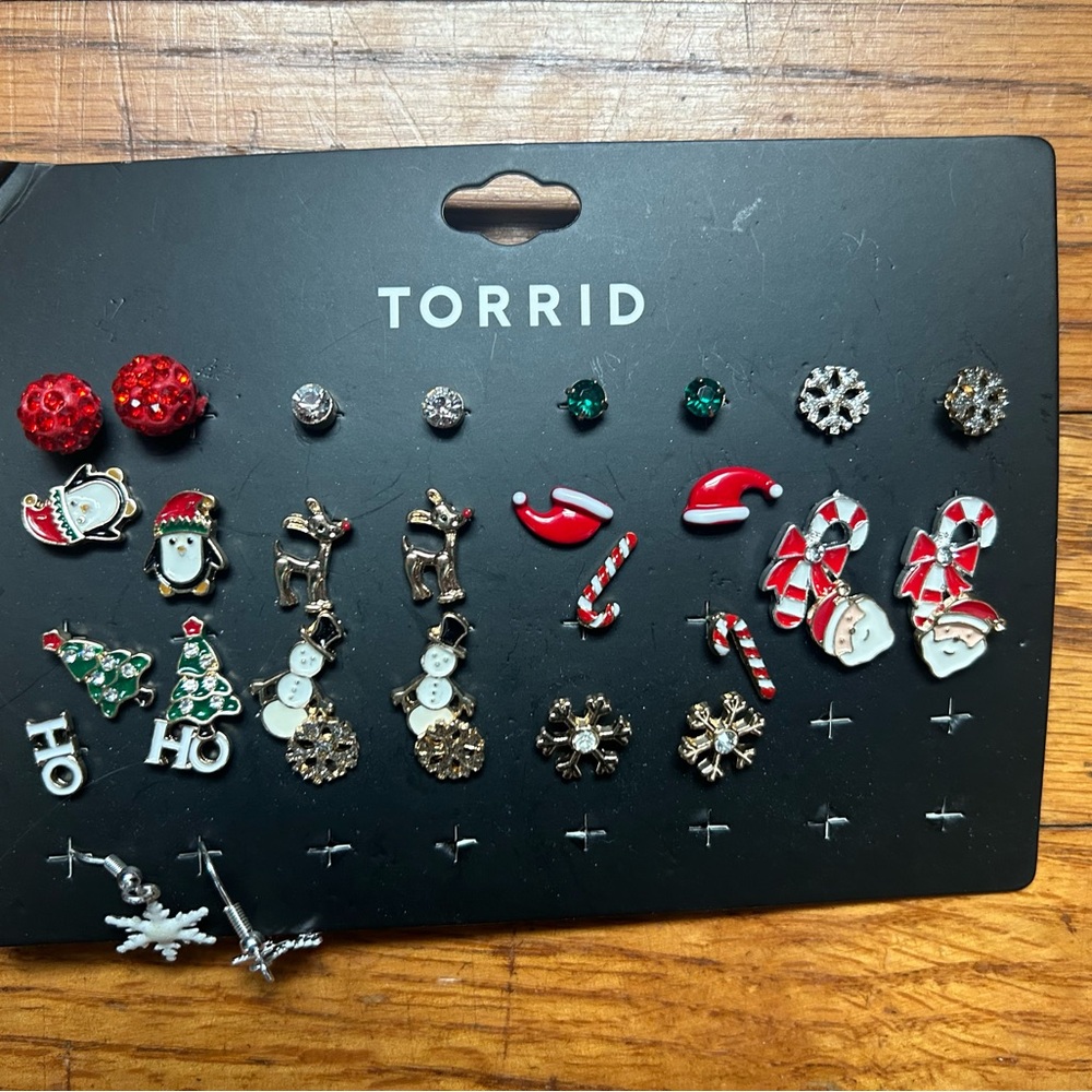Torrid Festive Holiday Earrings Set - Multicolor